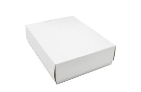 WHITE PAPER BOX 22,5x17x6cm SET/20